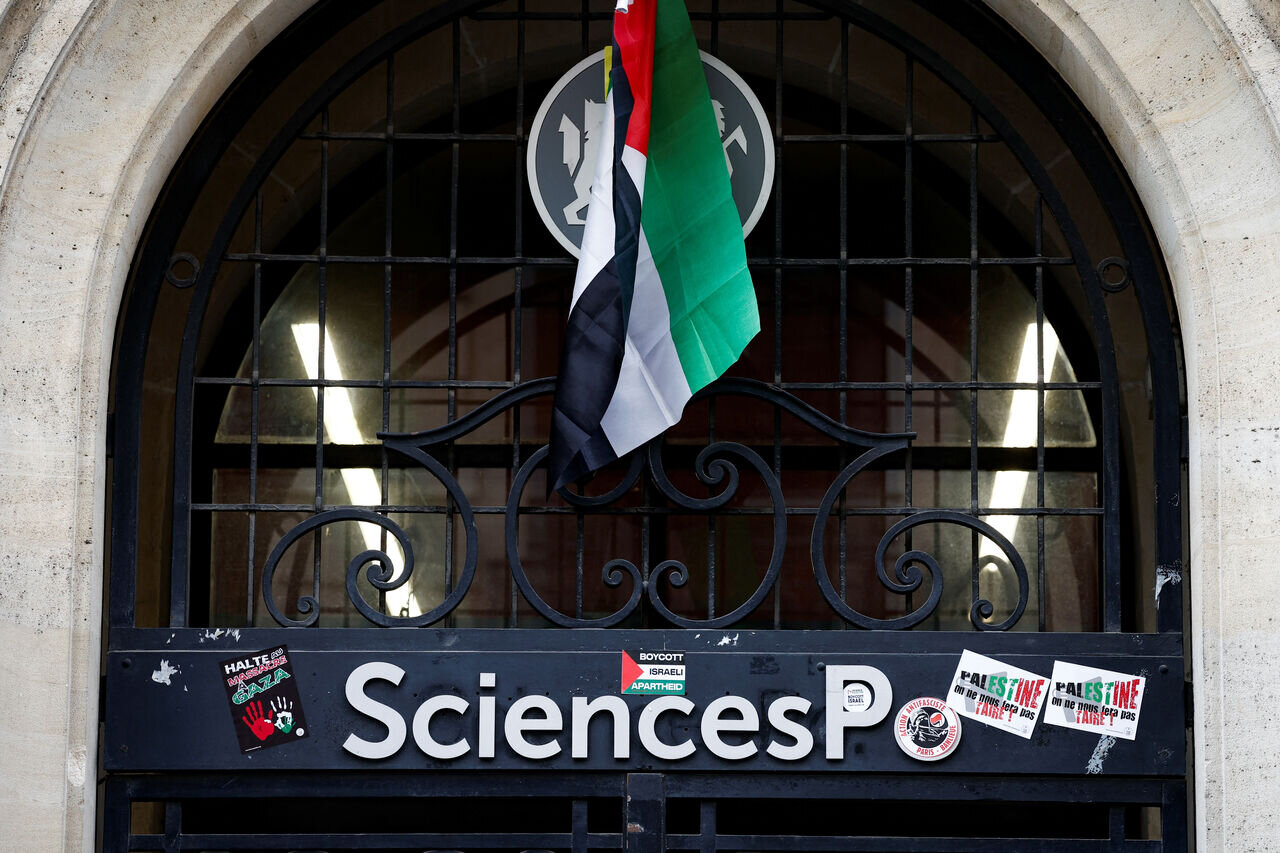 تعطیلی دانشگاهی در فرانسه در پی اعتراض دانشجویان حامی فلسطین