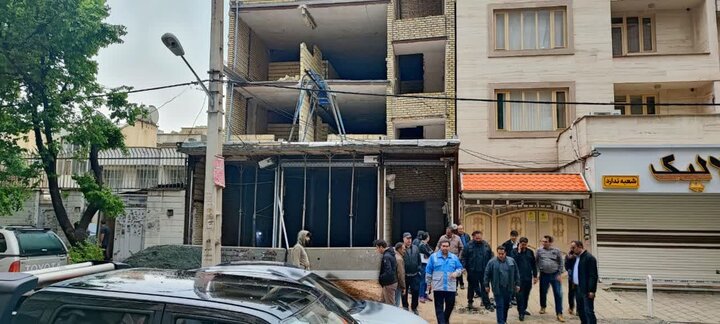 از ساخت و ساز ساختمان ناایمن در کرمانشاه جلوگیری شد