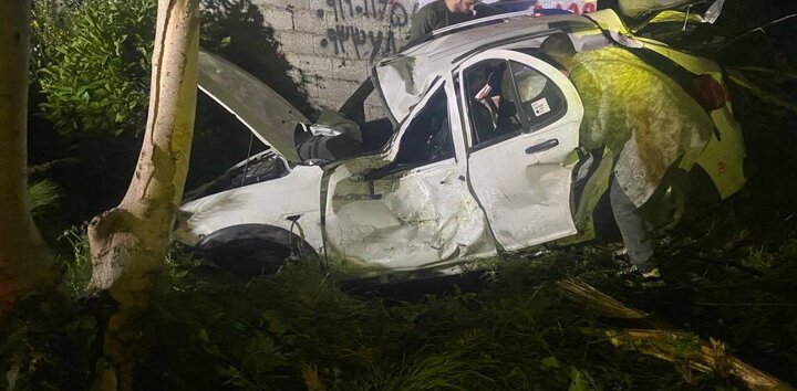 حادثه سقوط خودرو در جاده «موگرمون» لنده ۴ کشته و زخمی برجای گذاشت