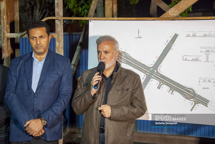 بازدید شبانه شهردار شیراز از پروژه‌های شاخص شهر