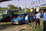 تلاش ۲۴ ساعته سازمان خدمات موتوری اصفهان در حوادث شهری
