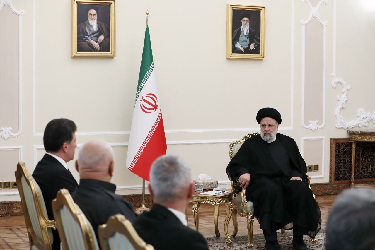 دیدار رئیس اقلیم کردستان عراق با آیتالله رئیسی