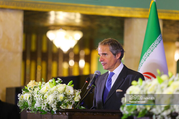 کنفرانس خبری رئیس سازمان انرژی اتمی ایران و مدیرکل آژانس بین المللی انرژی اتمی