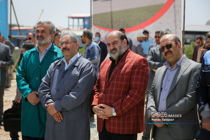 آیین بهره برداری از پروژه های سازمان پسماند شهرداری اصفهان
