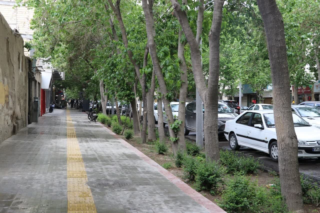 سرتاسر خیابان احمدآباد جدول‌گذاری و آسفالت می‌شود