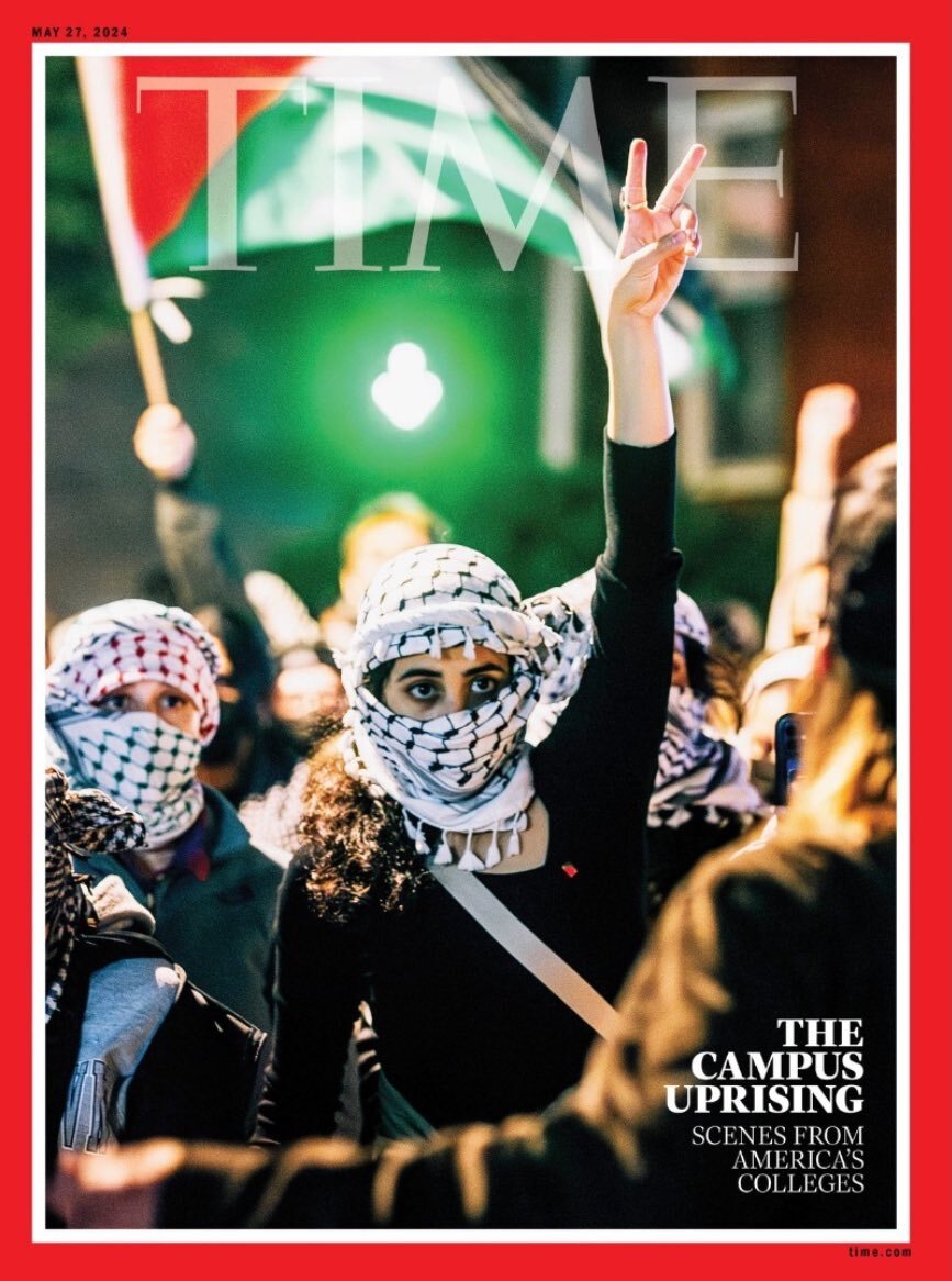 روایت مجله تایم از قیام دانشجویان آمریکا