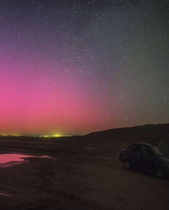 شفق قطبی، نمایش طبیعی نور در آسمان