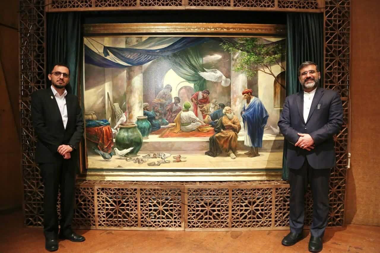 اثر «حسن روح‌الامین»، تازه‌ترین دیوارنگاره میدان ولی‌عصر(عج) شد