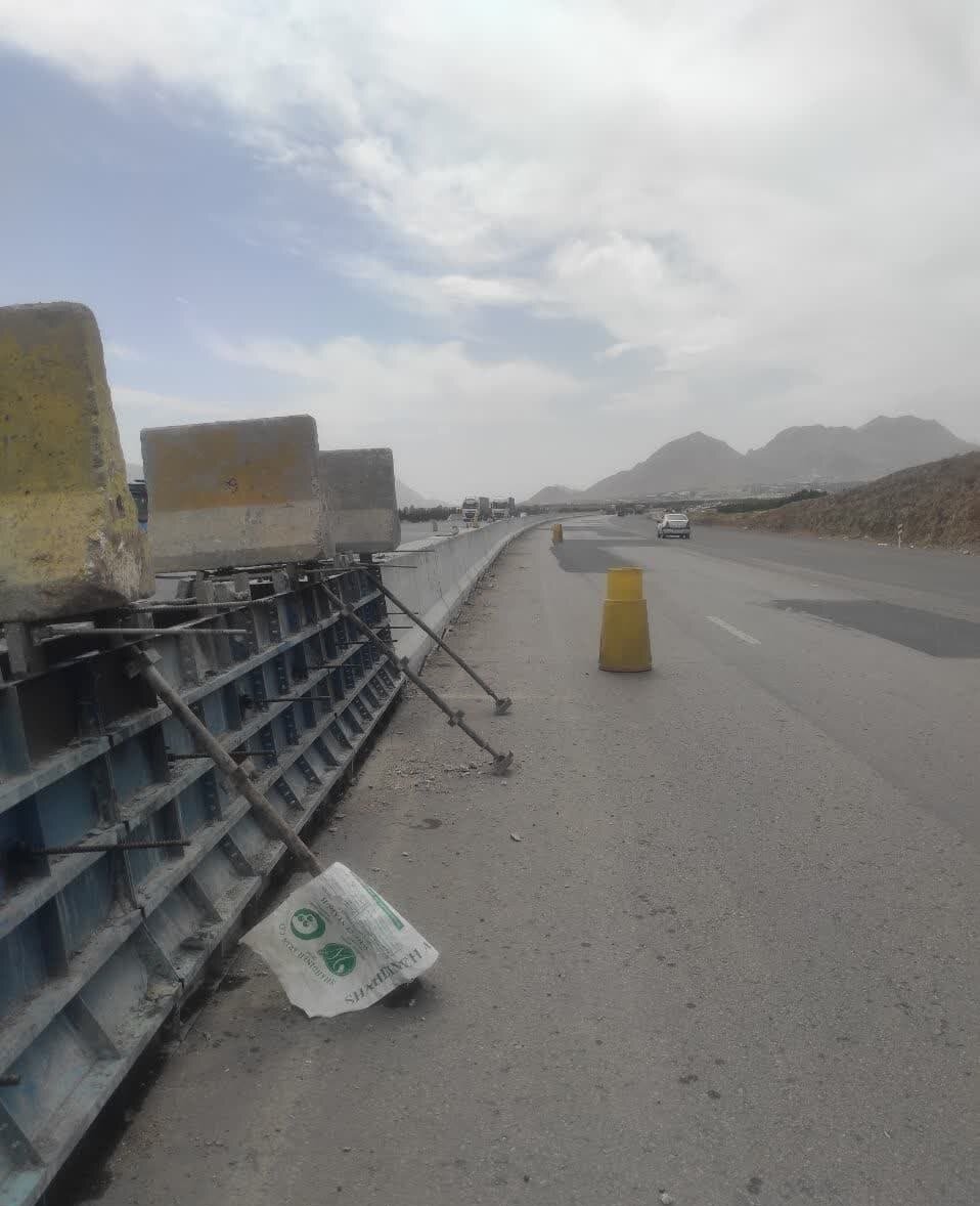 اجرای نیوجرسی مسیر رینگ چهارم در محدوده منطقه ۶ اصفهان