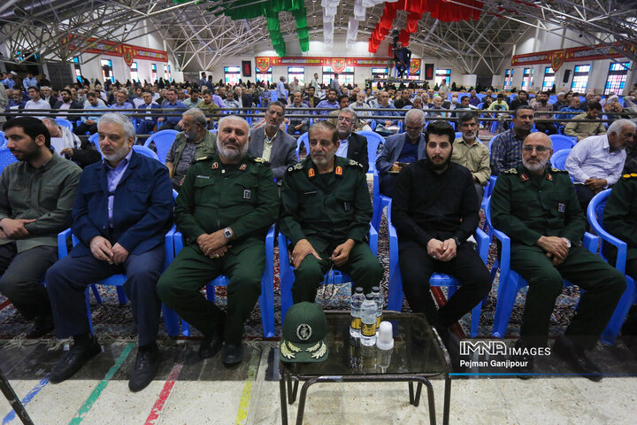 مراسم چهلمین روز شهادت سردار محمدرضا زاهدی