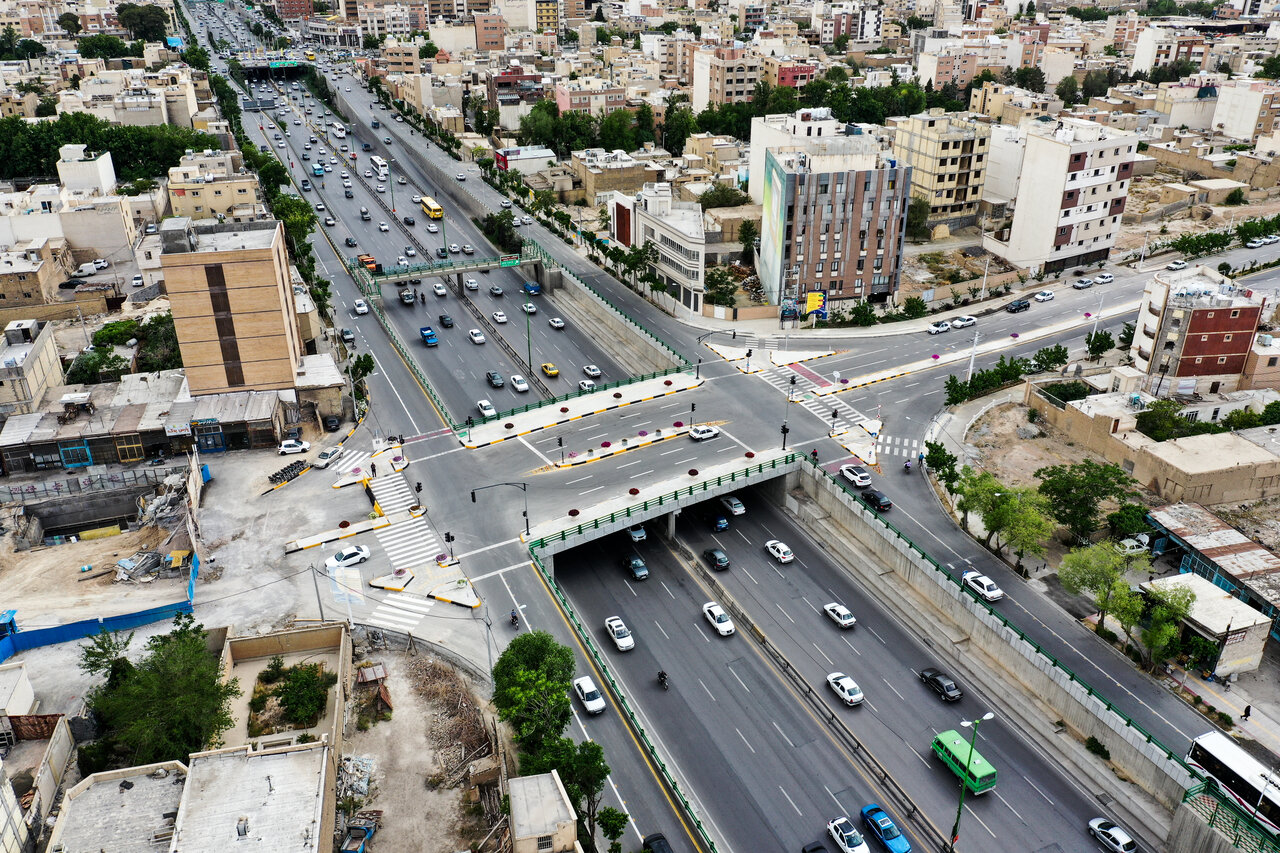 کاهش زمان سفر با احداث تقاطع غیرهمسطح اتصال خیابان صاحب روضات به بهستان