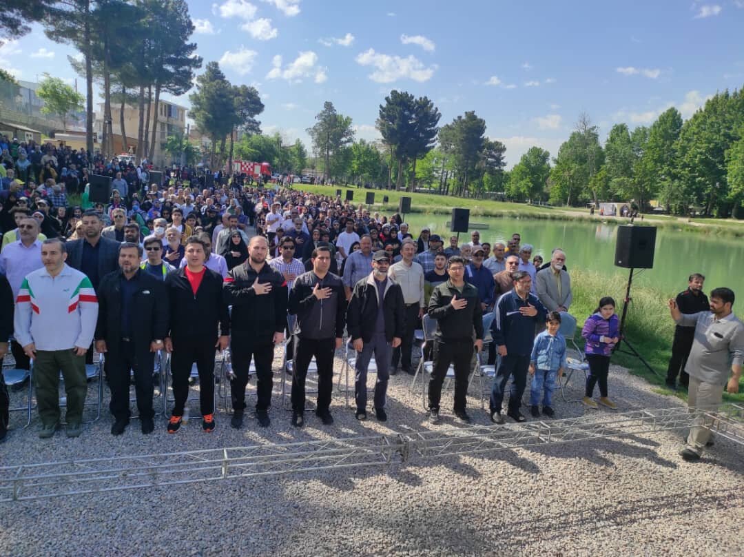 همایش بزرگ پیادهروی خانوادگی در کرمانشاه برگزار شد