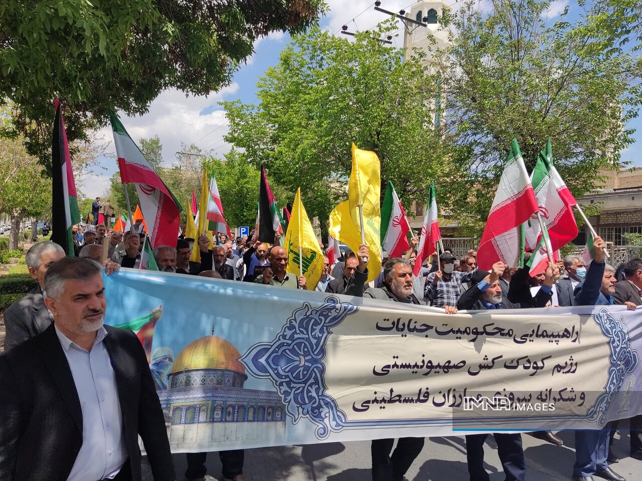 راهپیمایی مردم شهرکرد در اعتراض به جنایتهای رژیم صهیونیستی در غزه+ تصاویر