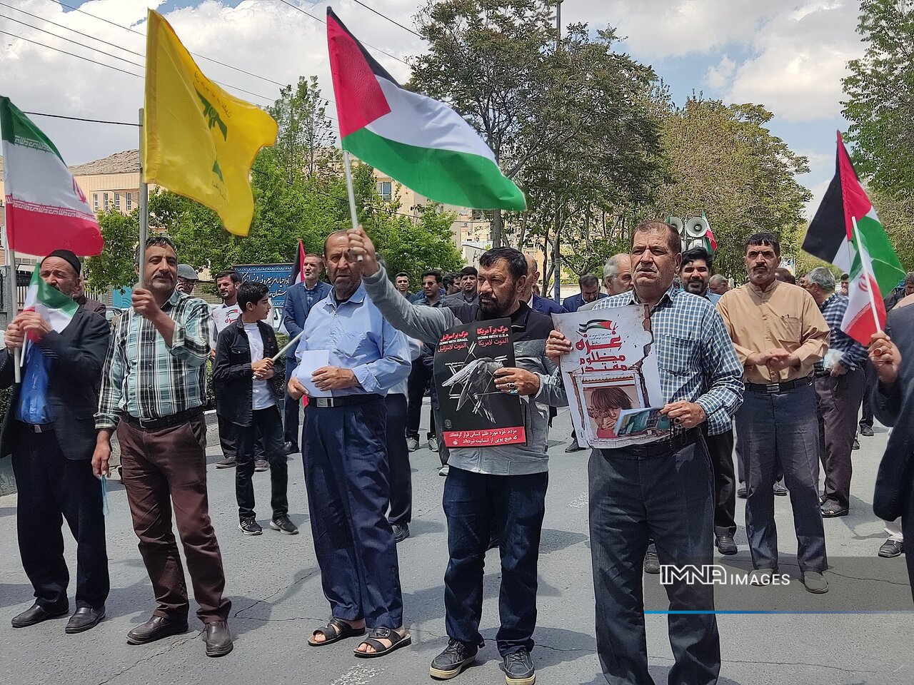 راهپیمایی مردم شهرکرد در اعتراض به جنایتهای رژیم صهیونیستی در غزه+ تصاویر