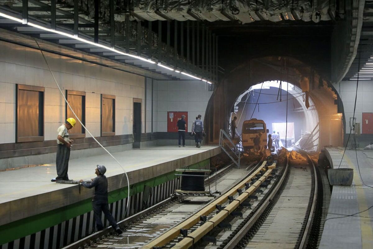 پروژه متروی کرج یک گام رو به جلو؛ احداث قطعه دوم خط ۲ قطار شهری