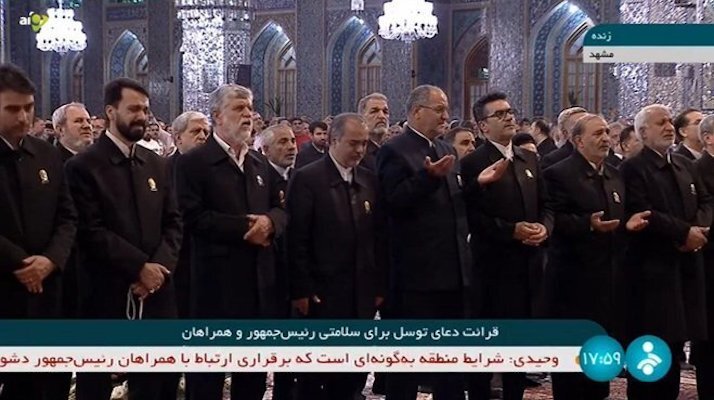 دعای مردم ایران اسلامی برای سلامتی رئیس جمهور