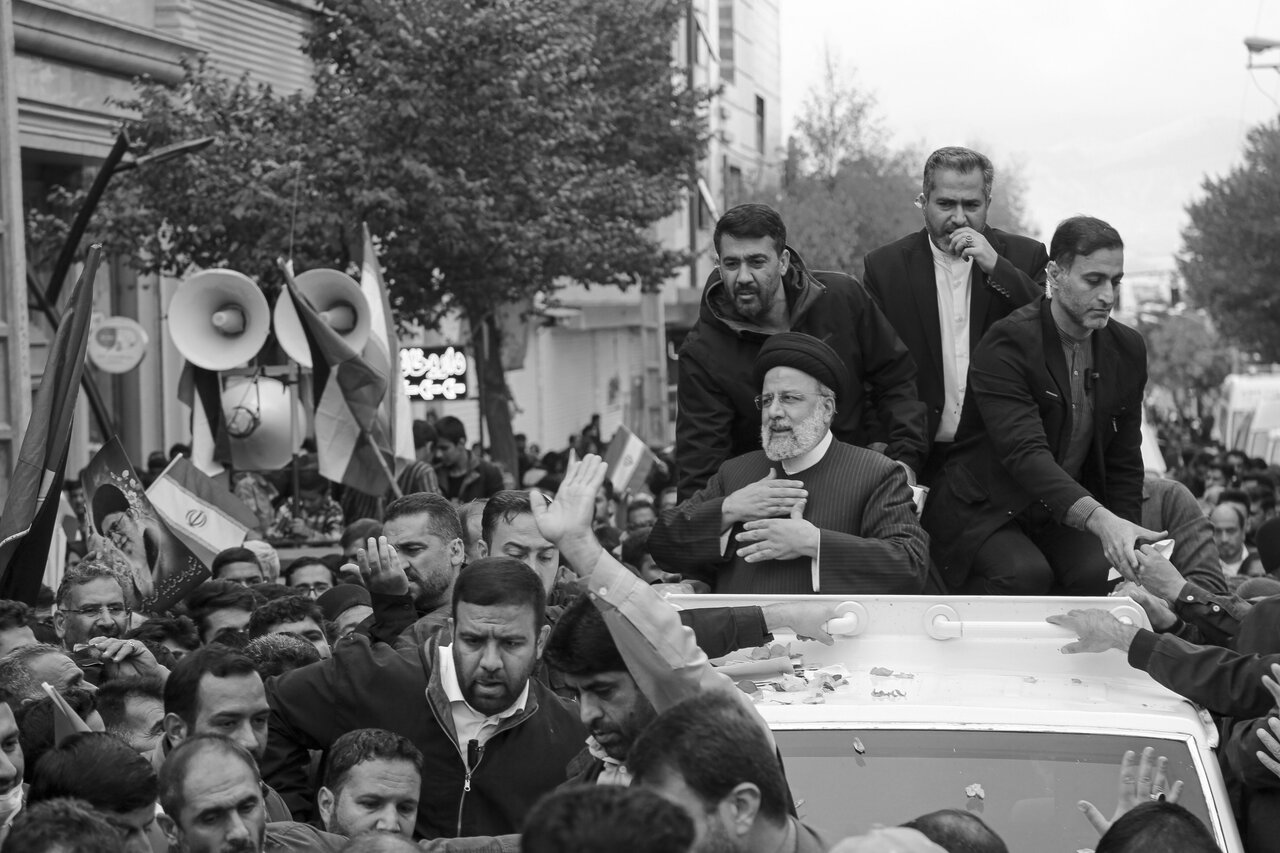 اجتماع مردم تهران در سوگ شهادت آیت‌ الله رئیسی+ فیلم