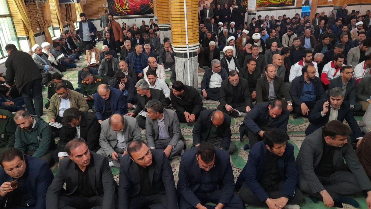 فیلم| برپایی مراسم سوگواری شهادت رئیسجمهور در سراسر استان اردبیل