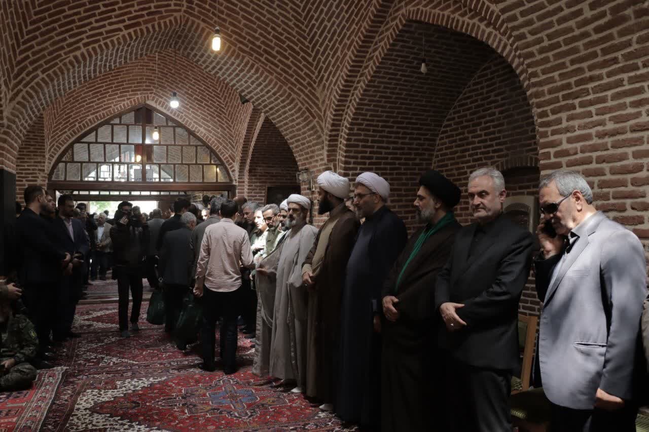 فیلم| برپایی مراسم سوگواری شهادت رئیسجمهور در سراسر استان اردبیل