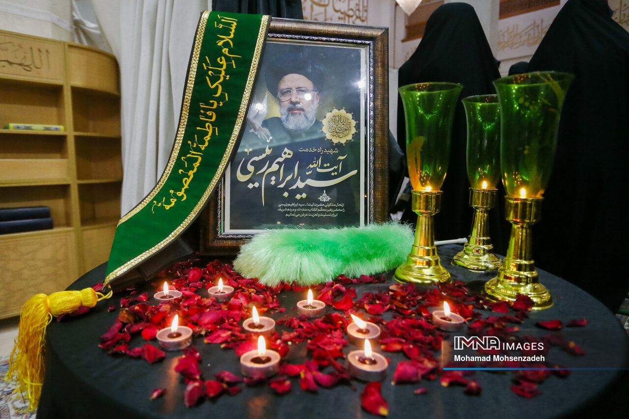 برگزاری «فاتح گمنام» و یادبود شهید آیت‌الله رئیسی در منطقه ۸ اصفهان