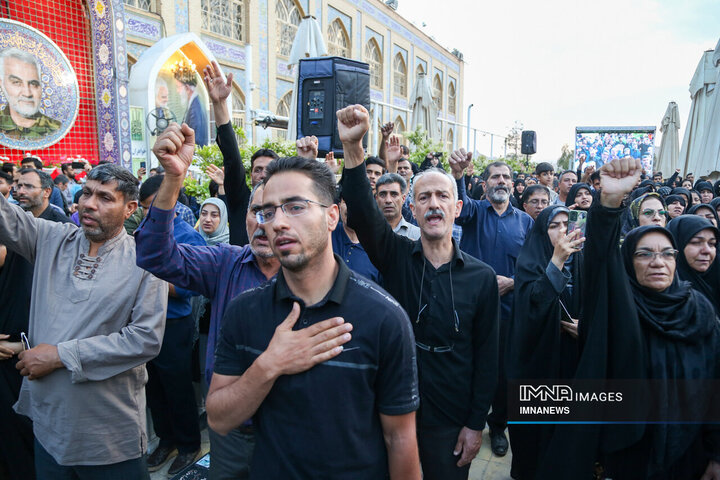 کرمانی‌ها در سوگ شهید جمهور