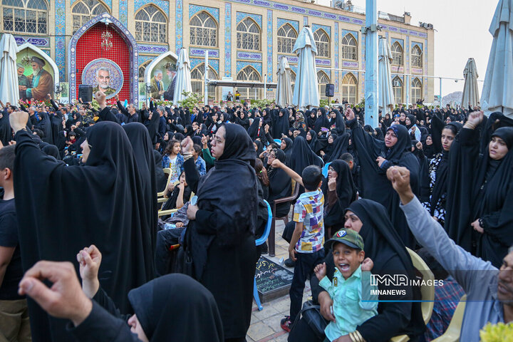 کرمانی‌ها در سوگ شهید جمهور