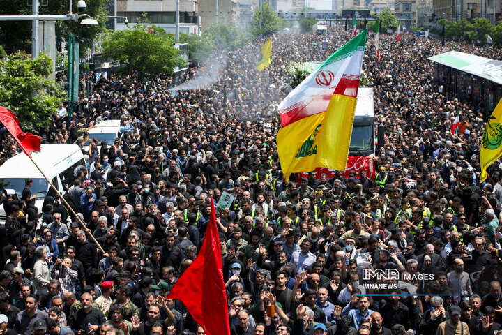 تشییع شهید جمهور و همراهان در تهران