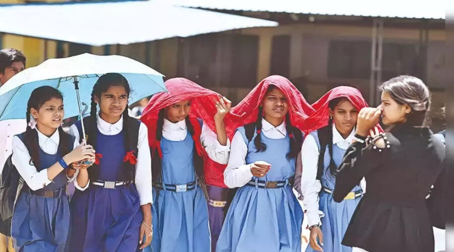 تعطیلی زودتر از موعد مدارس هند به علت گرمای شدید