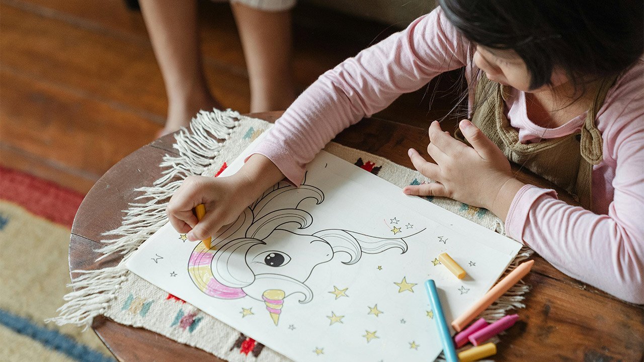 پرورش خلاقیت و تقویت ذهن کودک با کتاب های رنگ آمیزی