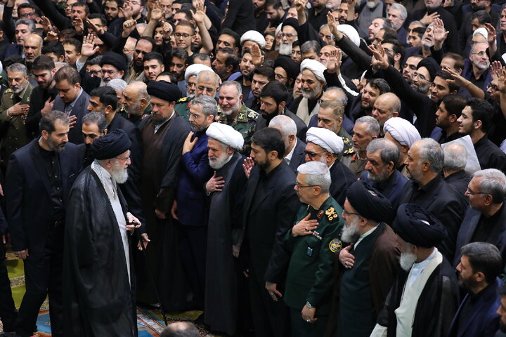 دوم خرداد، اقامه نماز بر پیکر رئیس جمهور شهید آیت‌الله رئیسی و همراهان ایشان