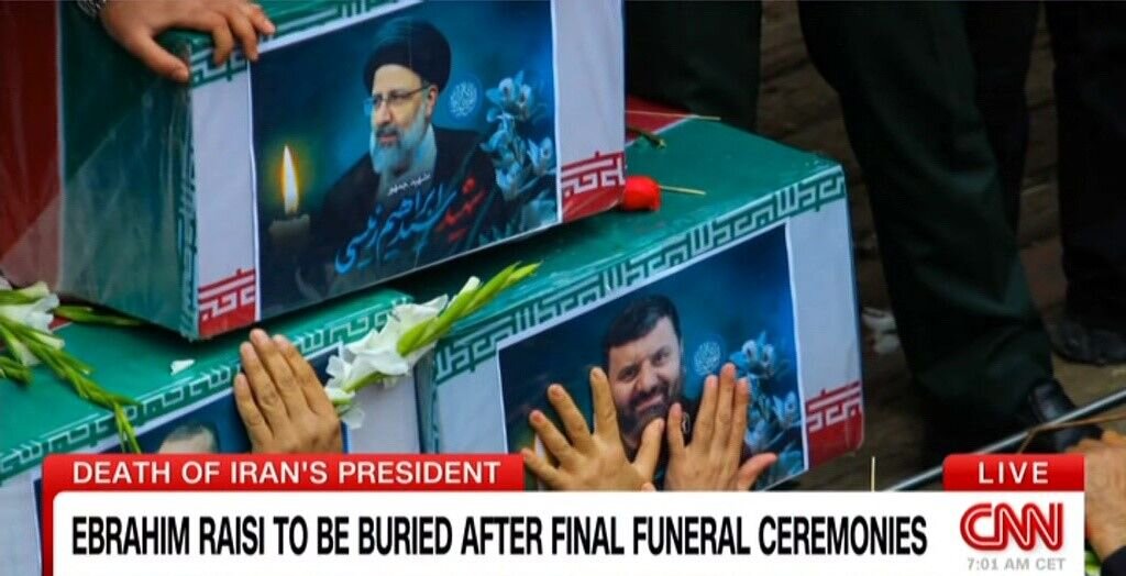 بازتاب شبکه خبری سیانان از مراسم تشییع سیدالشهدای خدمت در بیرجند