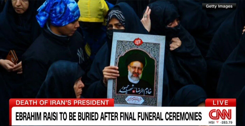 بازتاب شبکه خبری سیانان از مراسم تشییع سیدالشهدای خدمت در بیرجند