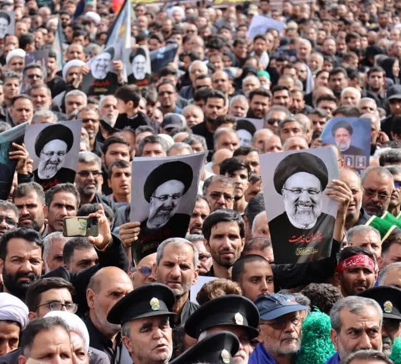 President Ayatollah Ebrahim Raeisi's Body Arrives in Mashhad for Funeral Ceremony