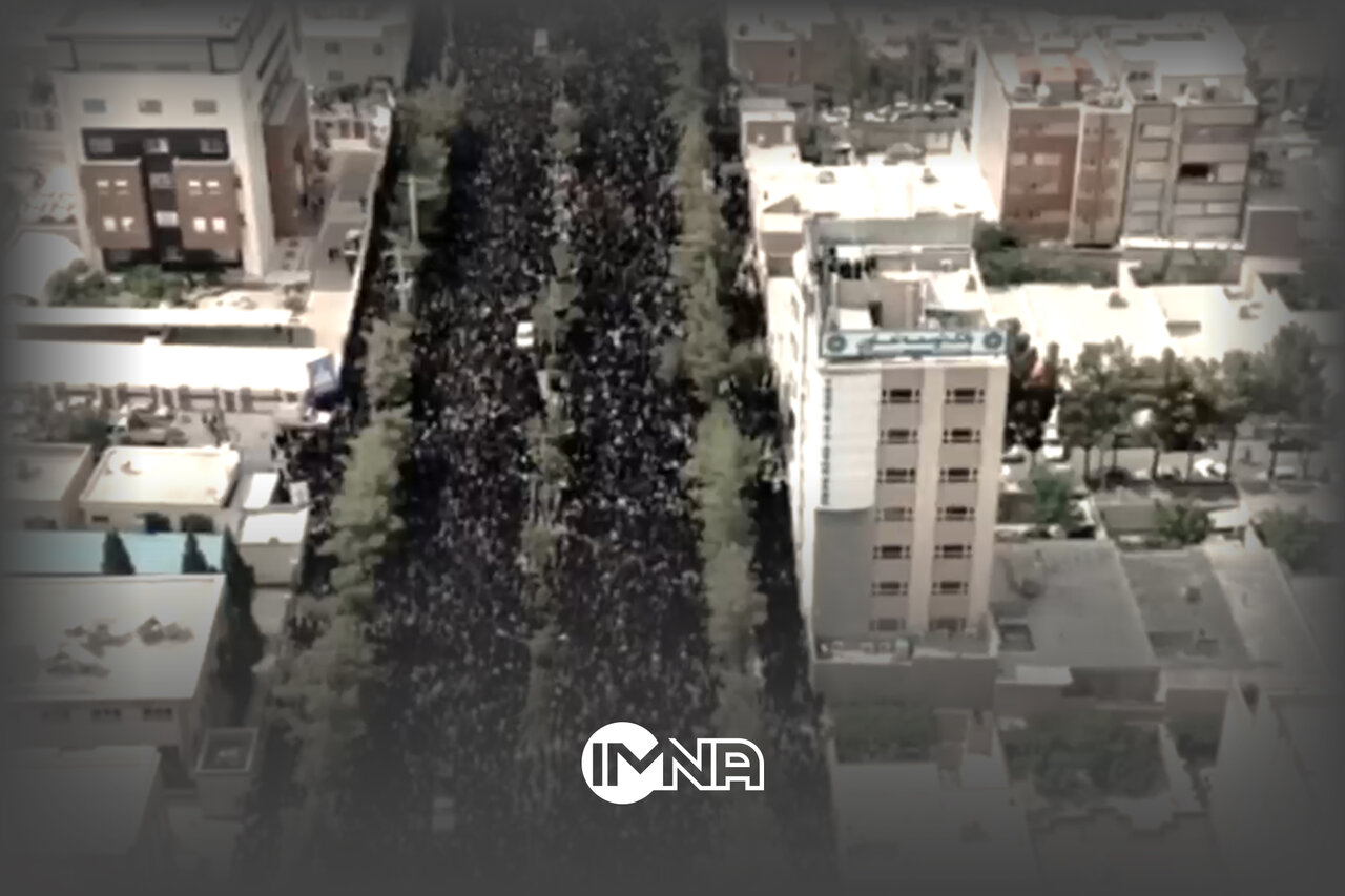 فیلم| تصاویری از تشیع پیکر رئیس‌جمهور در بیرجند