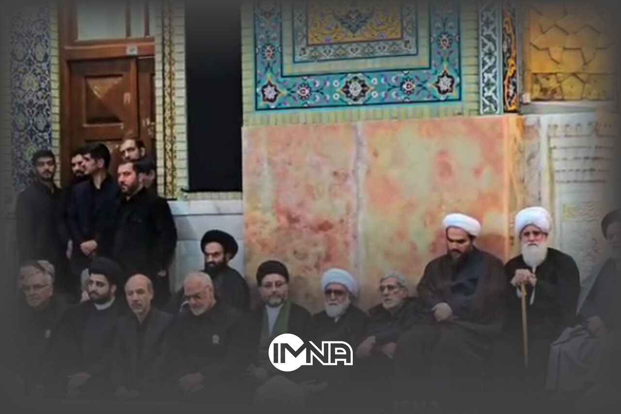 فیلم| حضور مسئولان در حرم رضوی برای مراسم تشیع و تدفین رئیس‌جمهور شهید