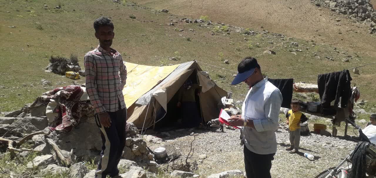 واکسیناسیون ریشهکنی فلج اطفال در جمعیت عشایری شهرستان سمیرم