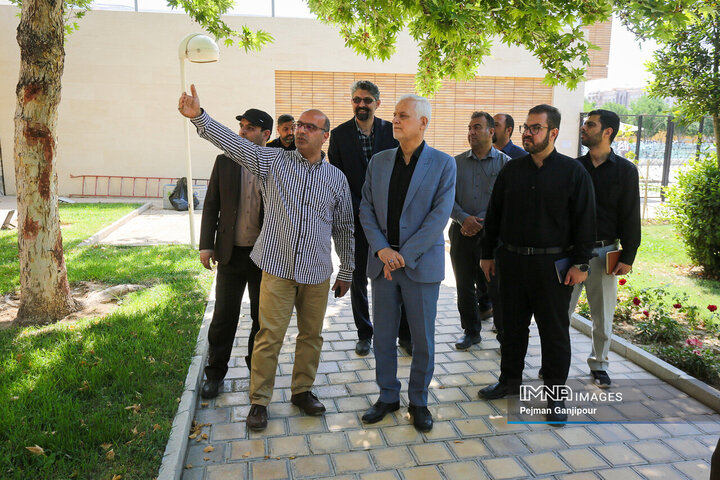 بازید شهردار اصفهان از پروژه های بازسازی و مرمت شهرداری
