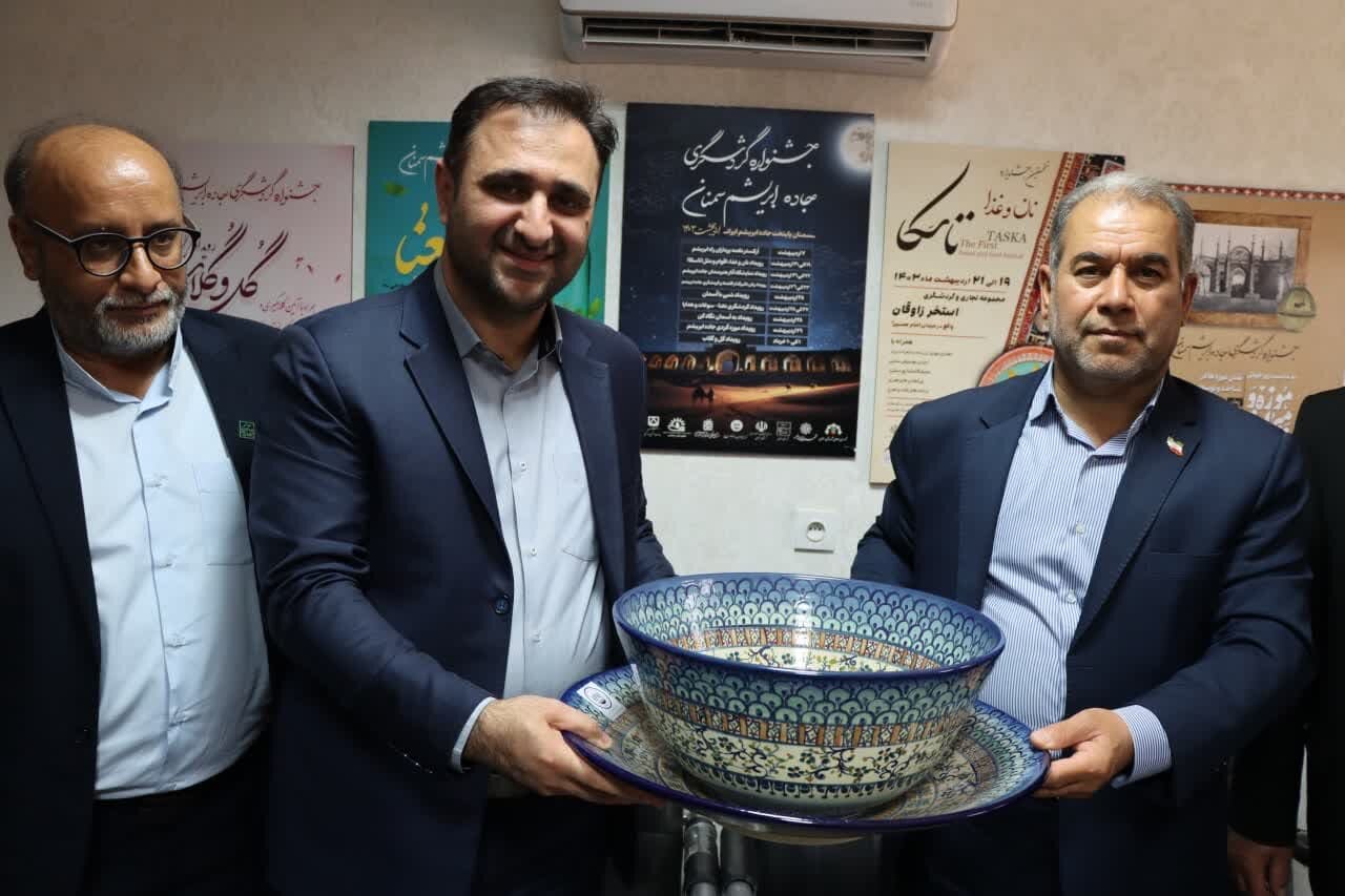 دبیرخانه مرکز بین المللی پایتخت جاده ابریشم سمنان افتتاح شد