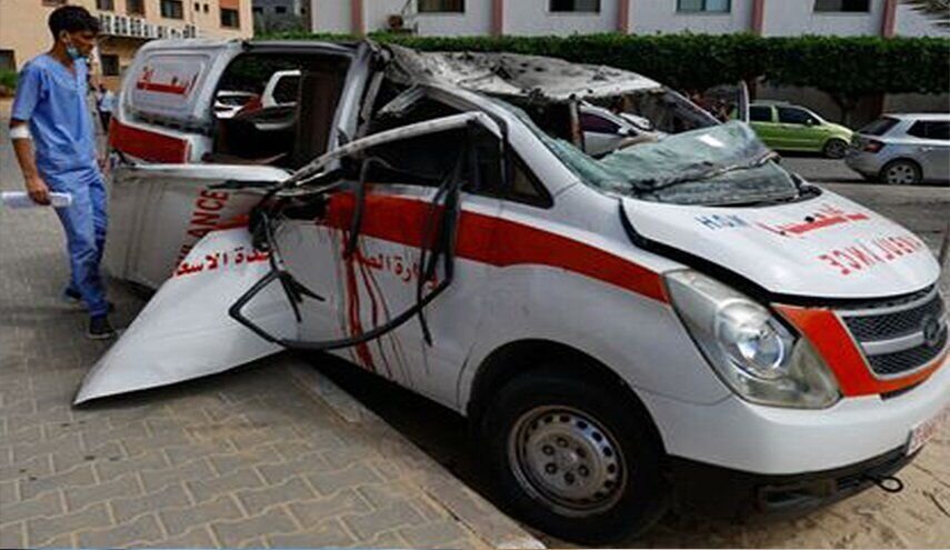 وزارت بهداشت غزه: هدف قرار دادن عمدی آمبولانس‌ها جنایت سنگینی است