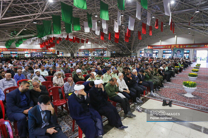 مراسم گرامیداشت هفتمین روز شهادت شهدای خدمت