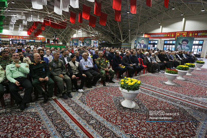 مراسم گرامیداشت هفتمین روز شهادت شهدای خدمت