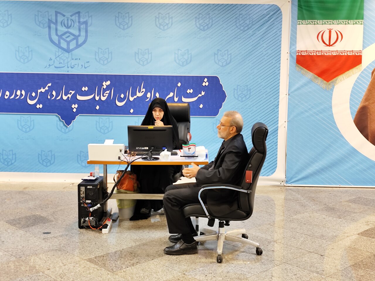 علی لاریجانی در انتخابات ریاست جمهوری ثبت نام کرد+ فیلم