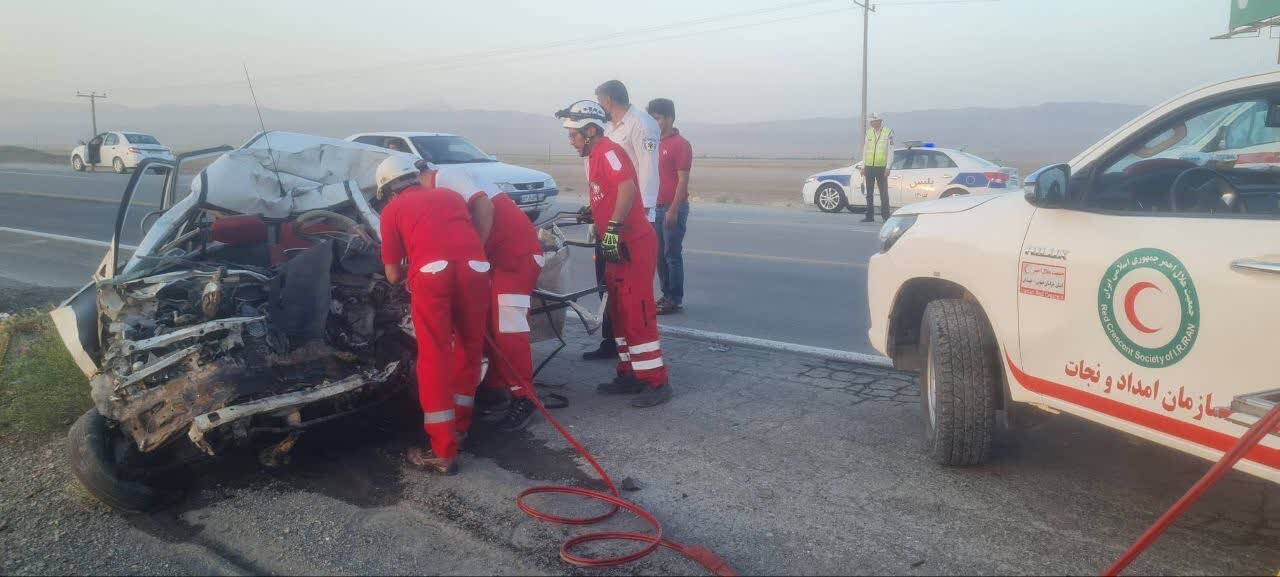 ۳ کشته و ۲ مصدوم در تصادف سمند با کامیون در بوشهر