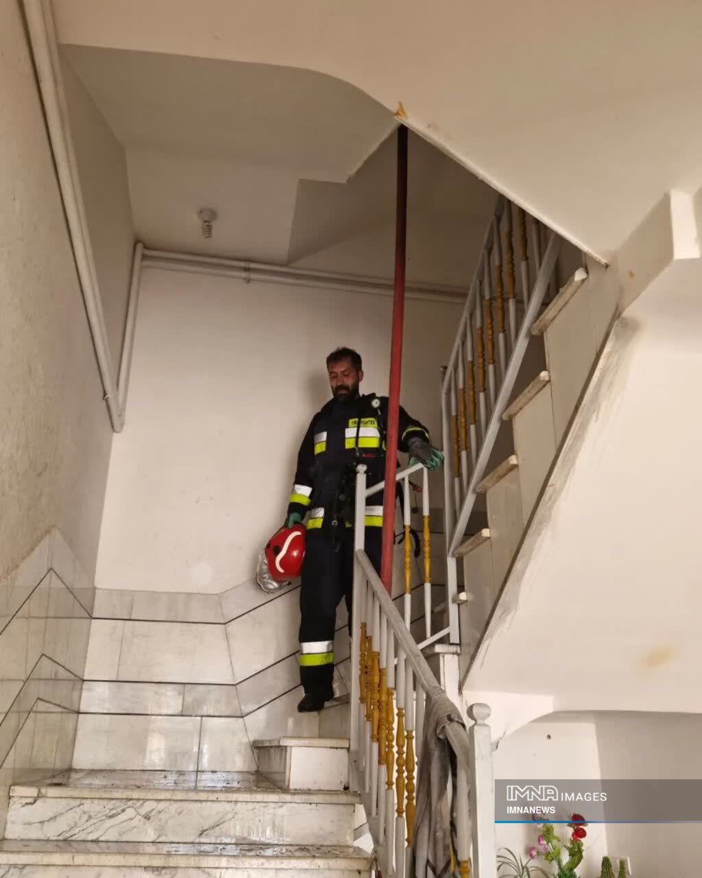 یک فوتی در حادثه آتشسوزی شهرکیان+تصاویر و فیلم