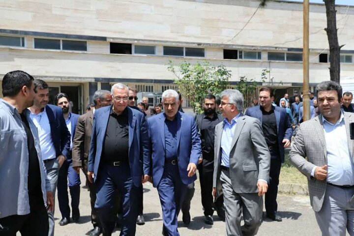 بازدید وزیر بهداشت از طرح توسعه بیمارستان بندرانزلی