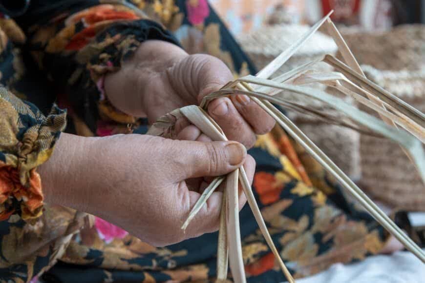 دو قرن حصیربافی در پایتخت حصیر کشور/ ثبت ملی دومین هنر کهن بشری به نام درزیکلای بابل