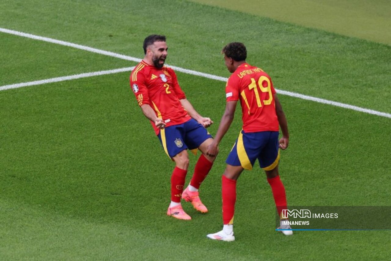پیروزی آسان اسپانیا در شب رقم خوردن گل تاریخی یورو