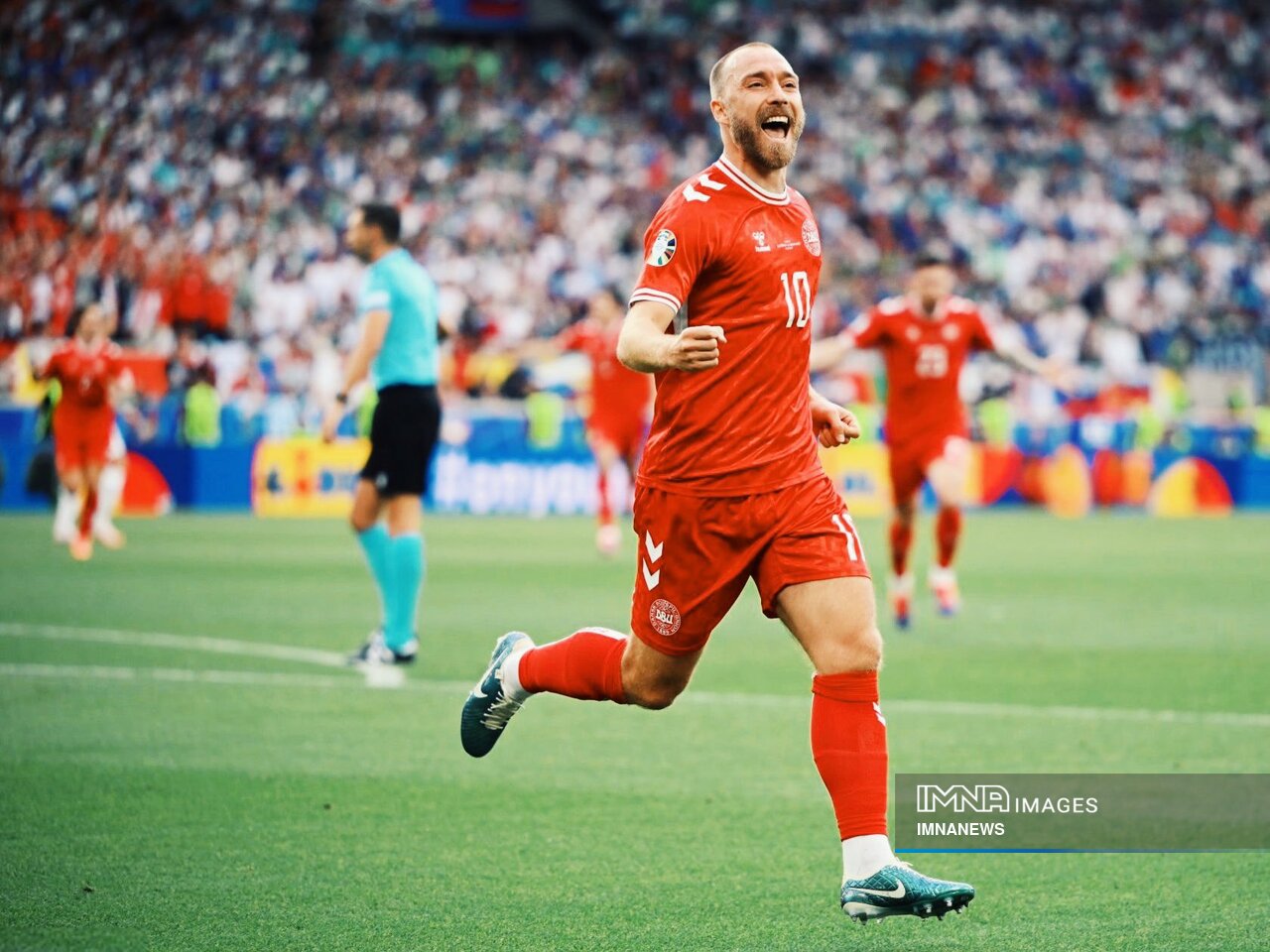 فوتبال دوباره درس زندگی داد / مرز باریک میان ایستقلبی و گلزنی برای ستاره دانمارک