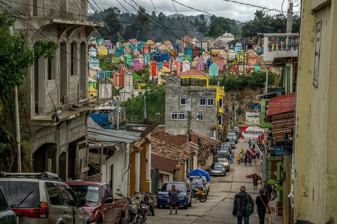 عجایب سرزمین مردگان رنگی گواتمالا