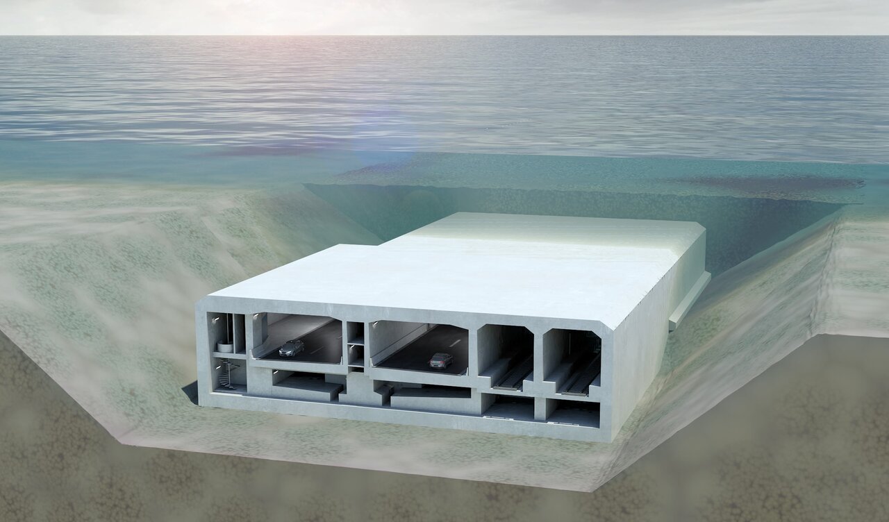 اتصال ۷ دقیقهای دانمارک به آلمان با تونل زیرآبی